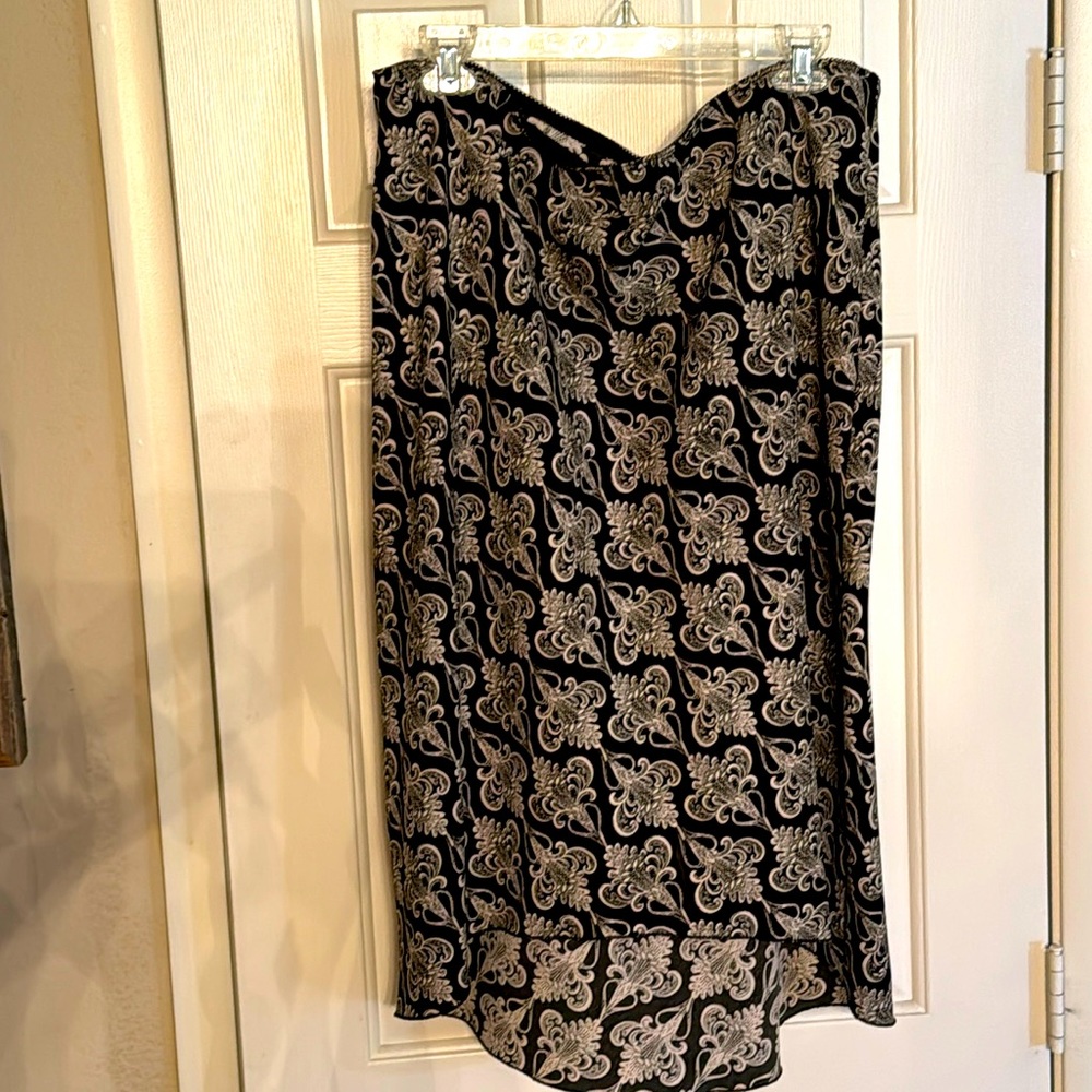 Hilliard & Hanson High low skirt XL EUC